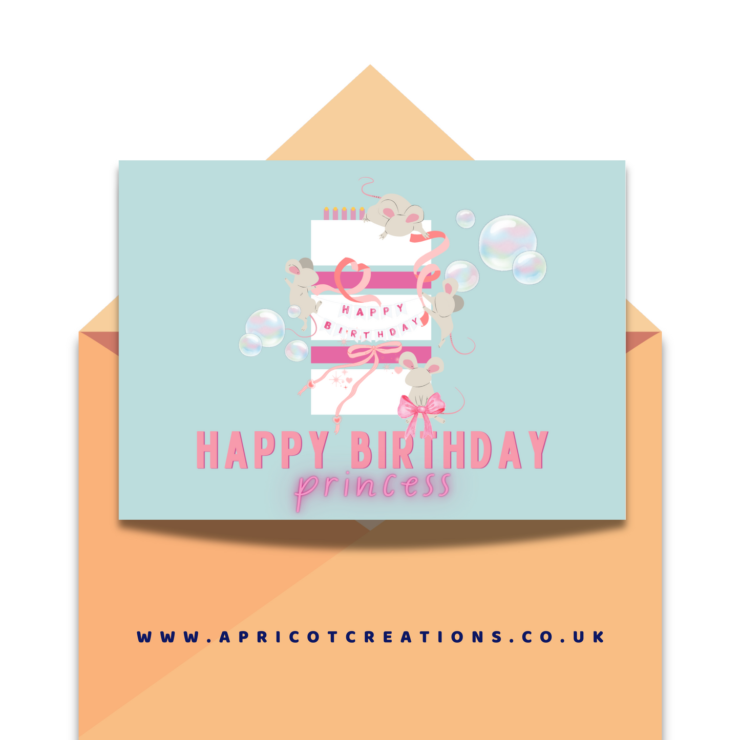 happy birthday princess (animated e-card)