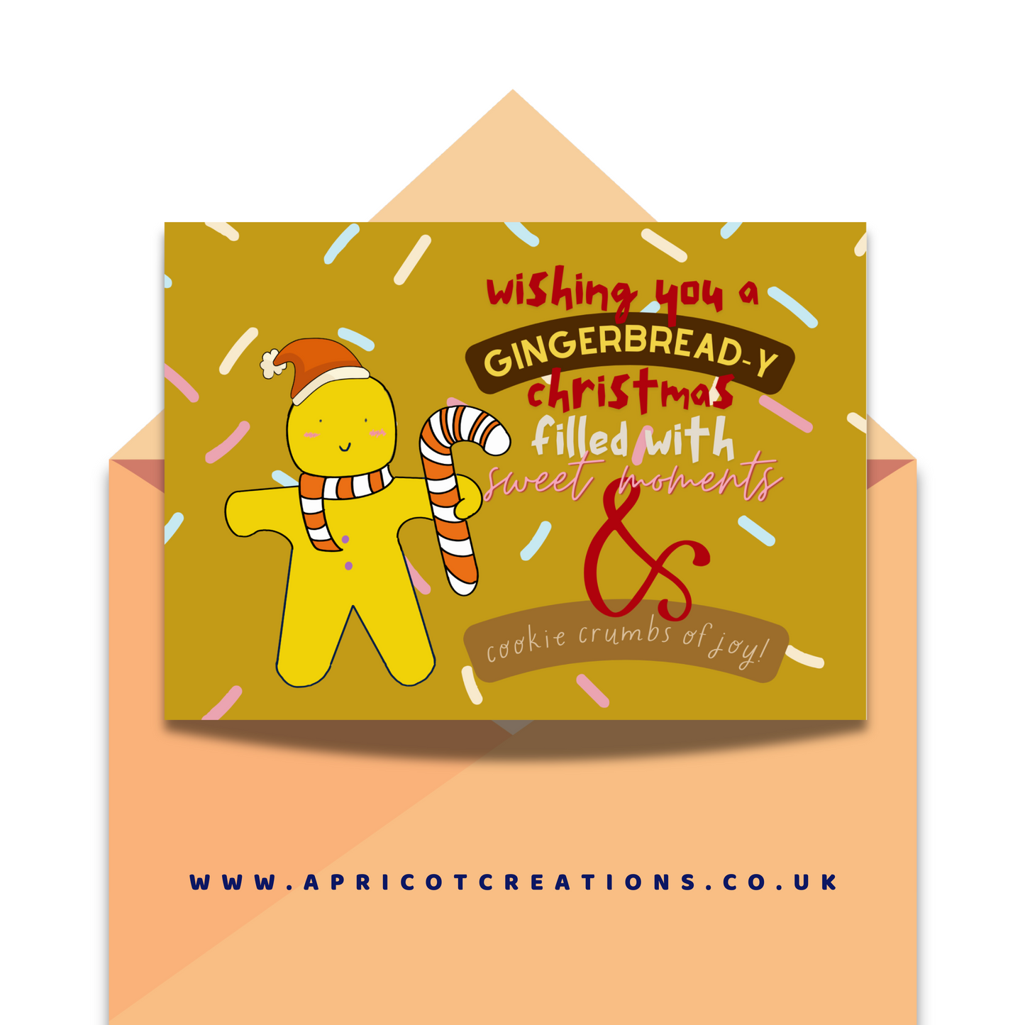 gingerbread man christmas (animated e-card)