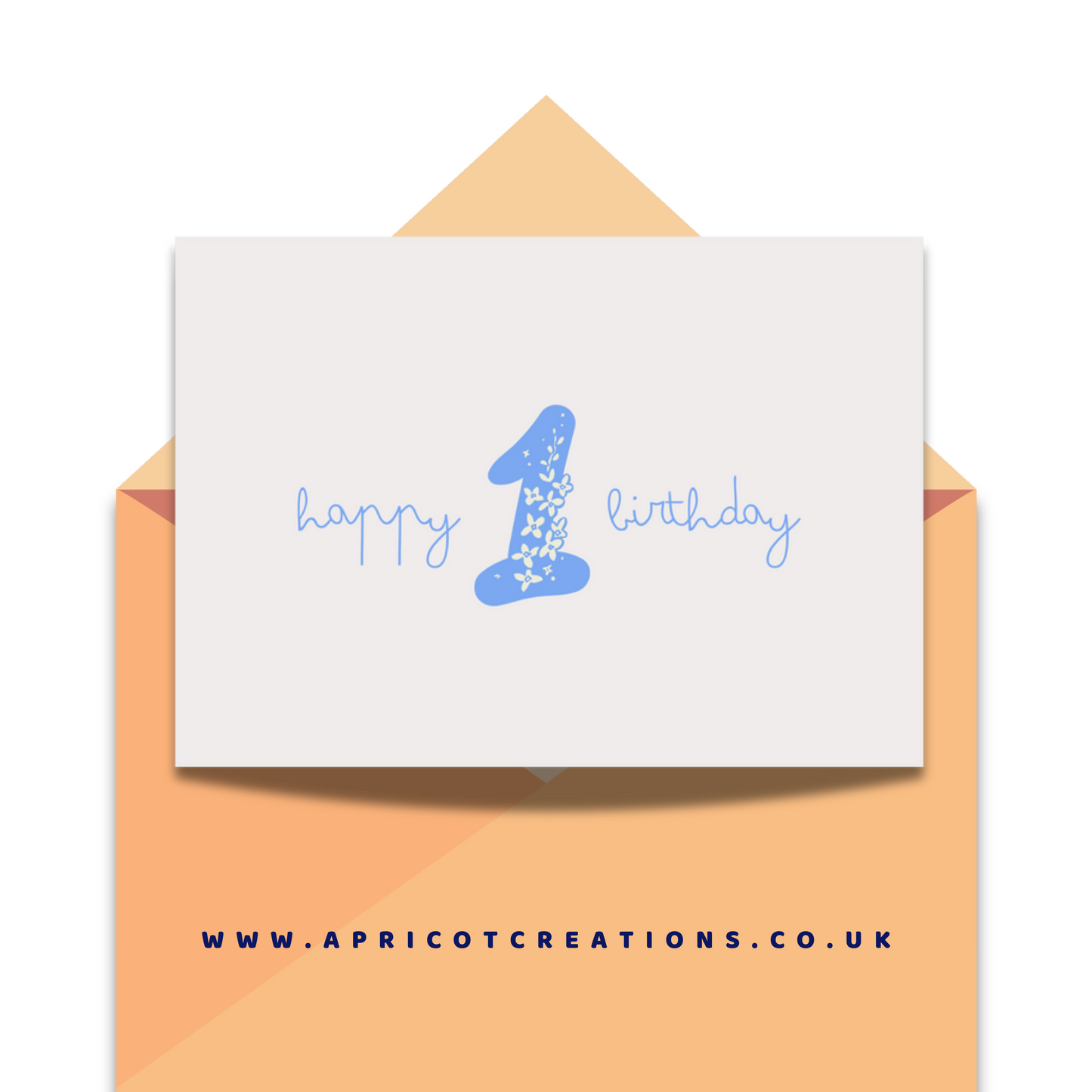 floral happy 1st (animated e-card)
