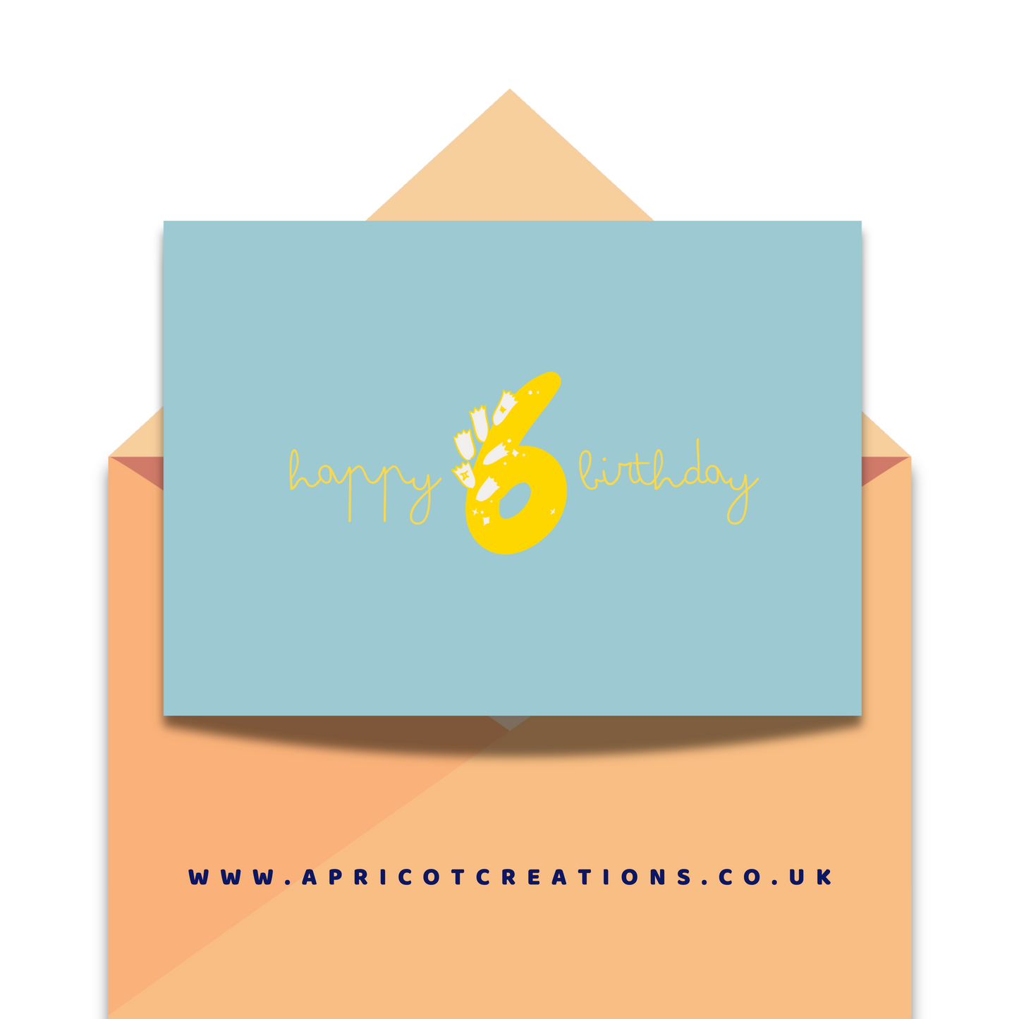 floral happy 6th (animated e-card)
