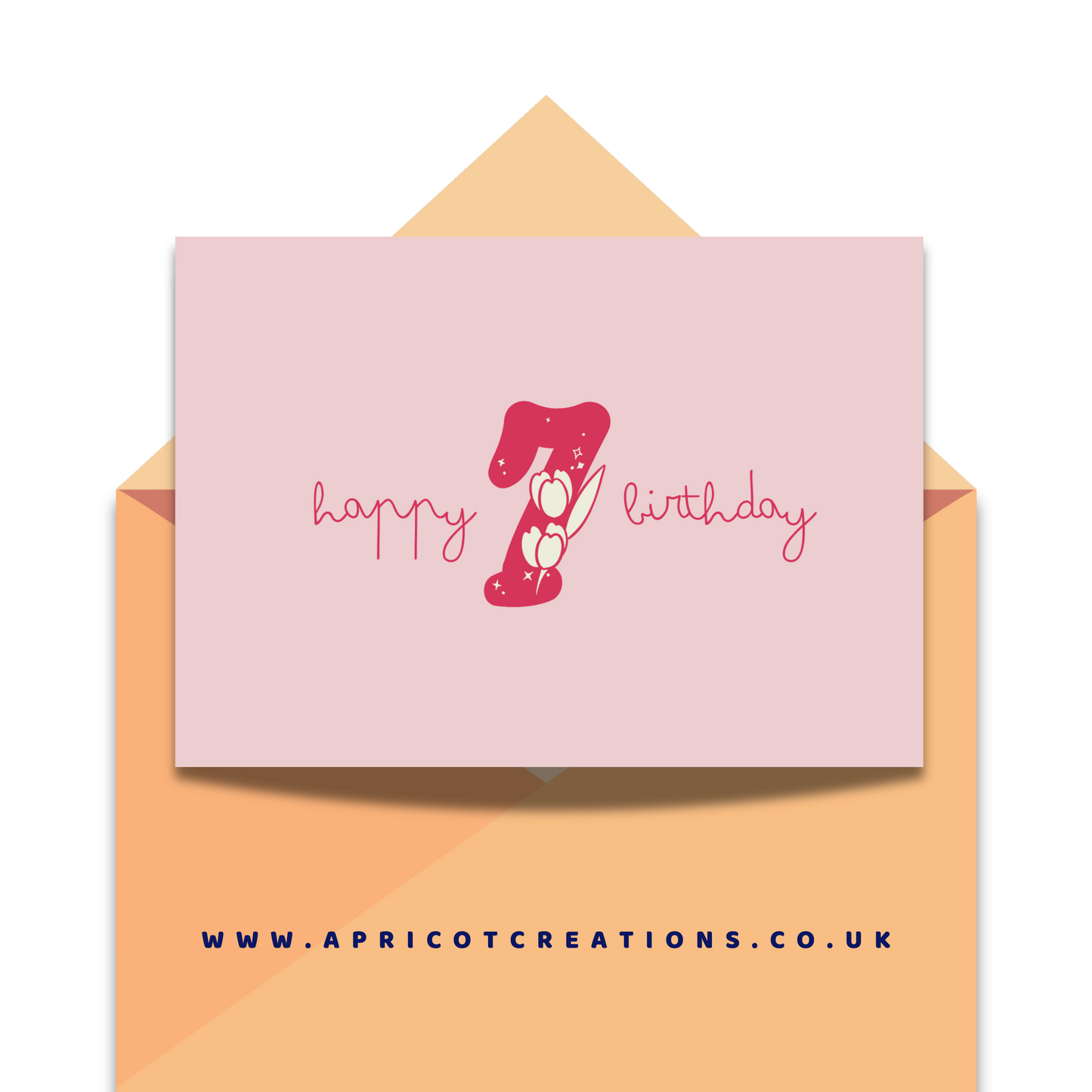 floral happy 7th (animated e-card)