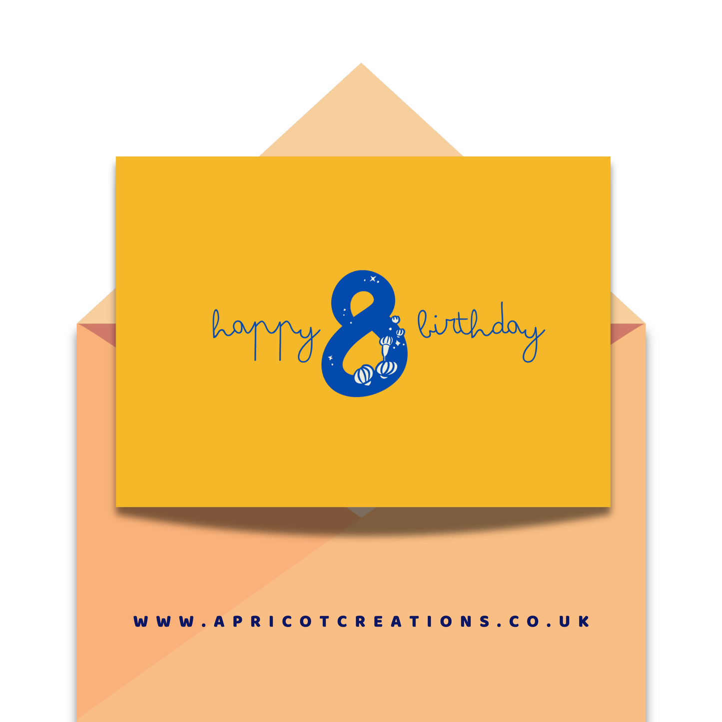 floral happy 8th (animated e-card)
