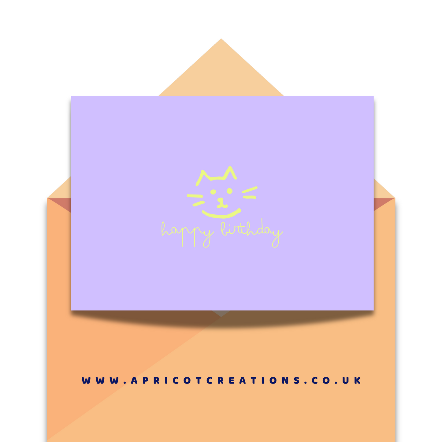 happy birthday cat (animated e-card)